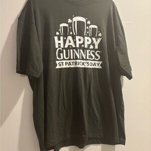 NWT Guinness Official Merchandise Exclusive Green T-Shirt with White Design